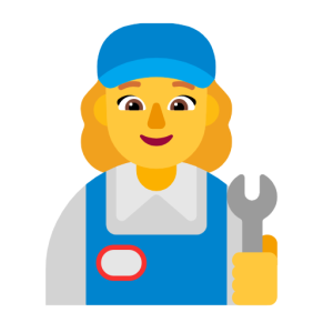 Whatsapp 👩‍🔧 Woman Mechanic