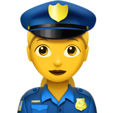 Apple 👮‍♀️ Mulher Polícia