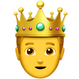 Apple 🫅 Person with Crown
