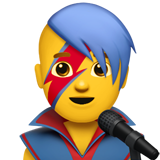 Apple 👨‍🎤 Man Singer
