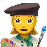 Apple 👩‍🎨 Woman Artist