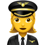 Apple 👩‍✈️ Woman Pilot