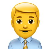 Apple 👨‍💼 Man Office Worker
