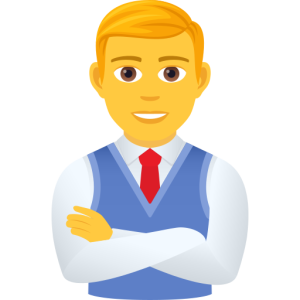 Joypixels 👨‍💼 Man Office Worker
