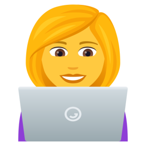 Openmoji👩‍💻 Woman Technologist