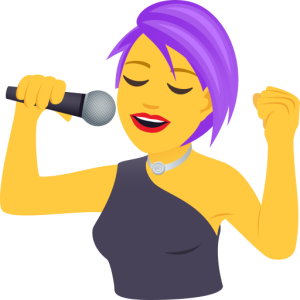 Joypixels 👩‍🎤 Woman Singer