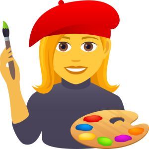 Joypixels 👩‍🎨 Woman Artist