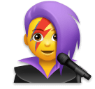 Openmoji👩‍🎤 Woman Singer