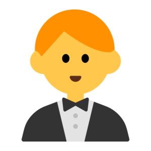 Emojidex 🤵‍♂️ Man in Tuxedo