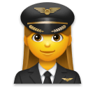 Openmoji👩‍✈️ Woman Pilot