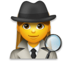 Openmoji🕵️‍♀️ Woman Detective