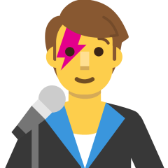 Emojidex 👨‍🎤 Man Singer