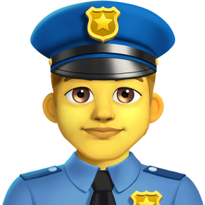Emojidex 👮‍♂️ Man Police Officer