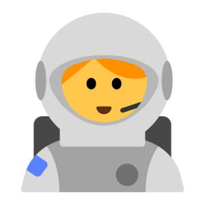 Emojidex 👩‍🚀 Woman Astronaut