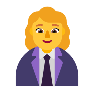 Microsoft 👩‍💼 Woman Office Worker