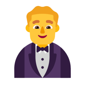 Microsoft 🤵‍♂️ Man in Tuxedo