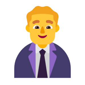 Microsoft 👨‍💼 Man Office Worker