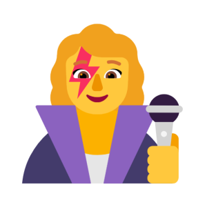 Microsoft 👩‍🎤 Woman Singer