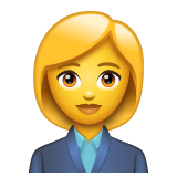 Whatsapp 👩‍💼 Woman Office Worker