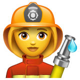 Whatsapp 👩‍🚒 Woman Firefighter