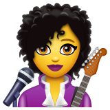 Whatsapp 👩‍🎤 Woman Singer