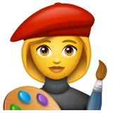 Whatsapp 👩‍🎨 Woman Artist