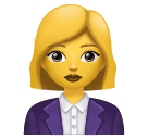 Skype 👩‍💼 Woman Office Worker