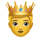 Facebook 🫅 Person with Crown