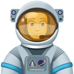 Facebook 👨‍🚀 Man Astronaut