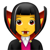 Apple 🧛‍♀️ Woman Vampire
