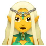 Apple 🧝‍♀️ Woman Elf