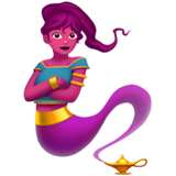 Apple 🧞‍♀️ Woman Genie