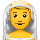 Apple 👰 Person with Veil