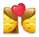 Openmoji👩‍❤️‍💋‍👨 Kiss: Woman & Man