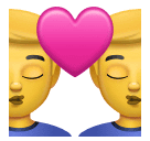 Skype 👨‍❤️‍💋‍👨 Beso: Hombre y Hombre
