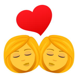 Skype 👩‍❤️‍💋‍👩 Pocałunek: Kobieta i Kobieta