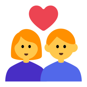Skype 👩‍❤️‍👨 Couple with Heart: Woman & Man