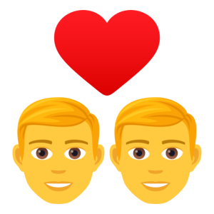 Skype 👨‍❤️‍👨 Couple with Heart: Man & Man