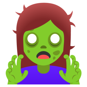 Joypixels 🧟‍♀️ Woman Zombie