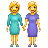 Skype 👭 Women Holding Hands