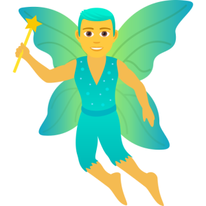 Joypixels 🧚‍♂️ Homme Fée