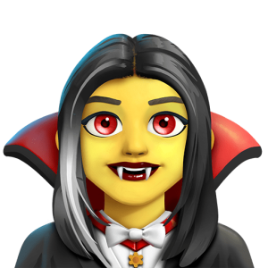Emojidex 🧛‍♀️ Woman Vampire