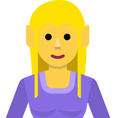 Emojidex 🧝‍♀️ Woman Elf