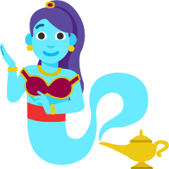Emojidex 🧞‍♀️ Woman Genie