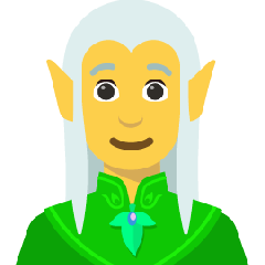 Emojidex 🧝‍♂️ Man Elf