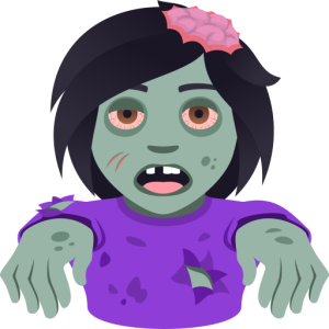 Emojidex 🧟‍♀️ Woman Zombie