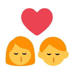 Messenger👩‍❤️‍💋‍👨 Kiss: Woman & Man