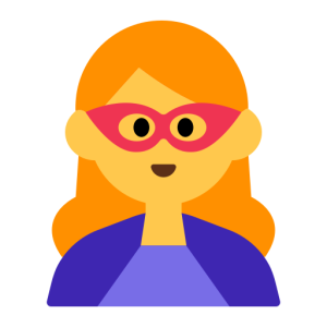 Emojidex 🦸‍♀️ Woman Superhero