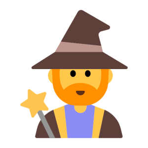 Openmoji🧙🧙‍♂️🧙‍♀️ Mage