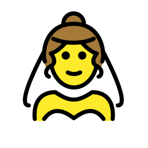 Emojidex 👰‍♀️ Woman with Veil